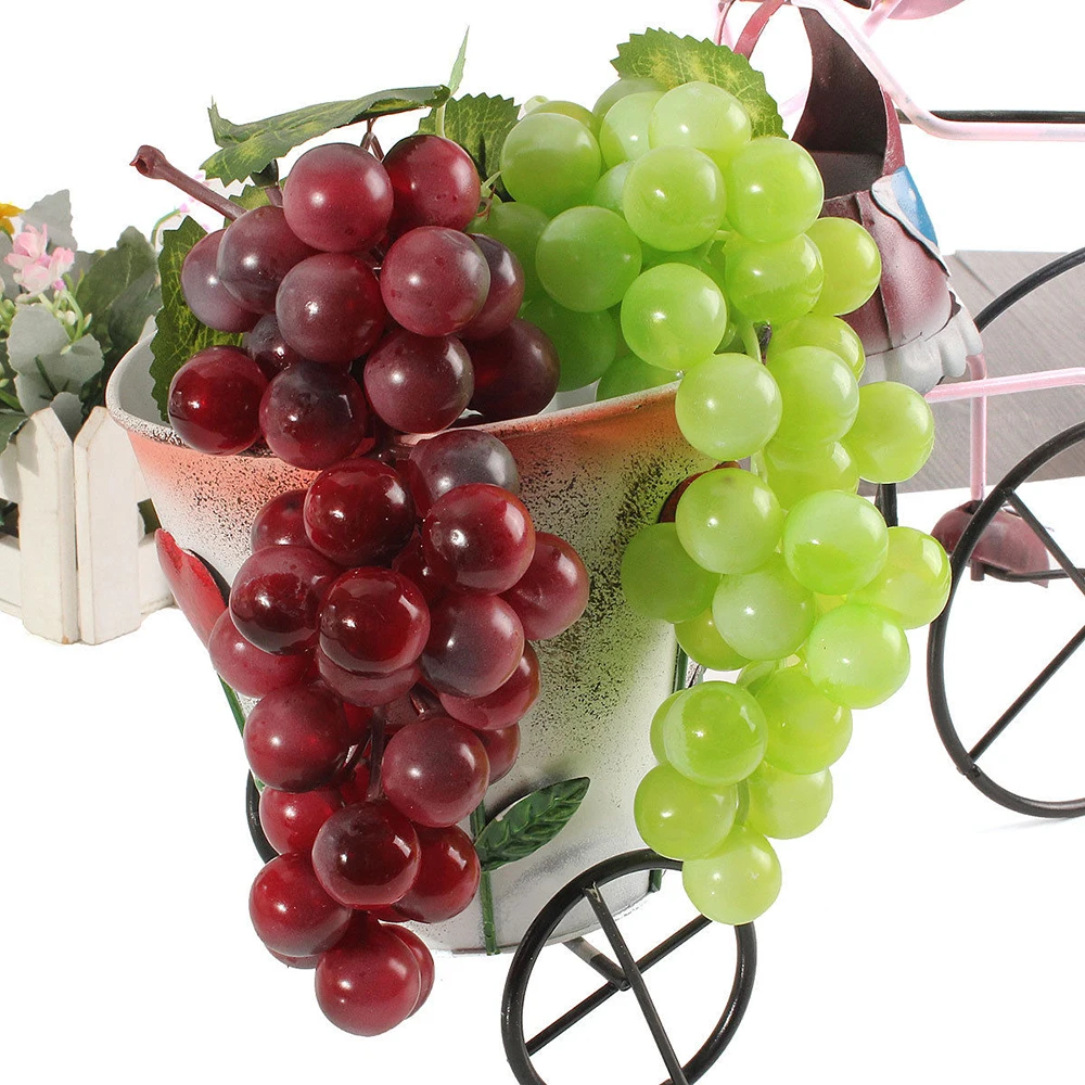 Artificial Fruits Plastic Grape Bunch Home Decoration Shooting Prop
