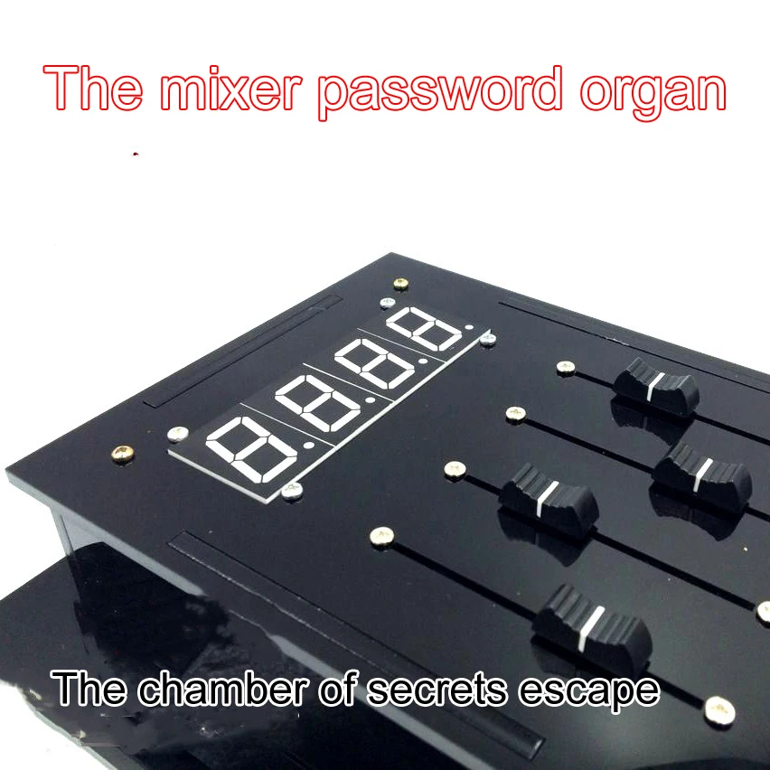 

New Real life room escape room game prop Adjust password props with auto background music effect Mixer cryptographic organs