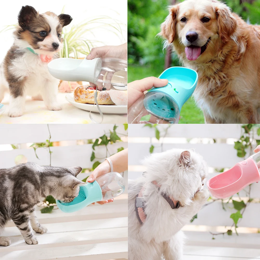 HOOPET Pet Dog Fedding Bottle Food Grade Plastic Outdoor Travel Portable Pet Dog Cat Drinking Water Bottle Tool HOOPET Pet Dog Fedding Bottle Food Grade Plastic Outdoor Travel Portable Pet Dog Cat Drinking Water Bottle Tool