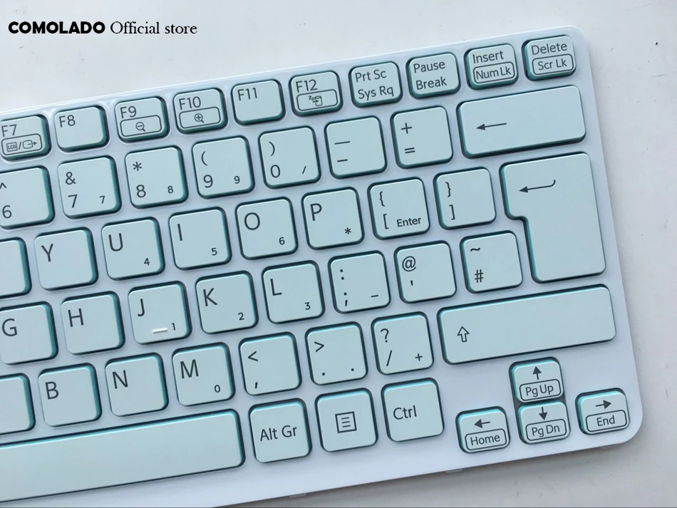 UK keyboard For Sony Vaio SVE 14 SVE14 SVS14 SVE14A backlit with white frame Laptop Keyboard UK layout (2)