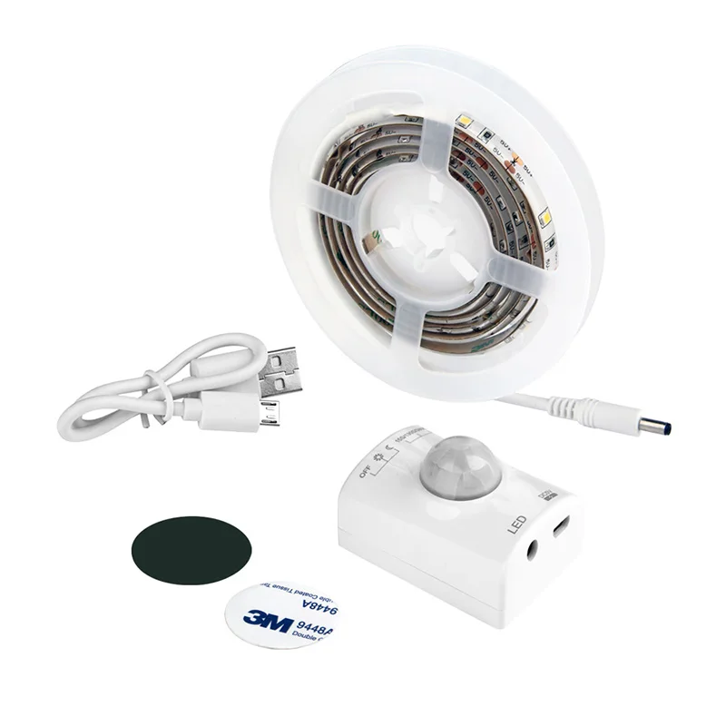 USB-Rechargeable-LED-Strip-Motion-Sensor-Activated-Night-Light-Warm-White-Bed-Light-with-Automatic-Turn (1)