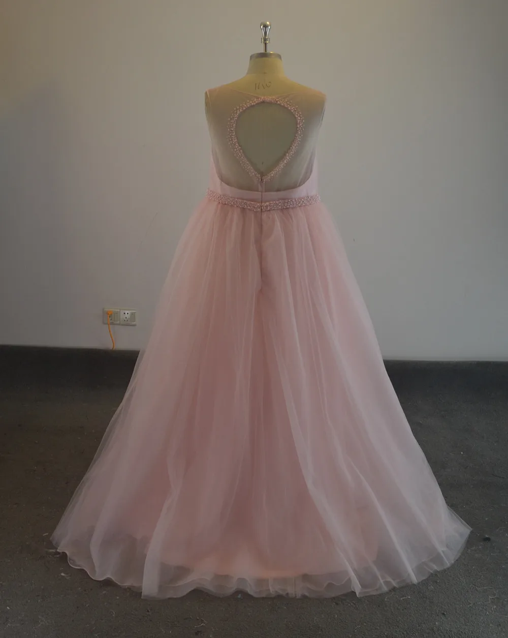 Женское Прозрачное платье до пола It's yiiya розовое из тюля на выпускной|prom dresses|prom