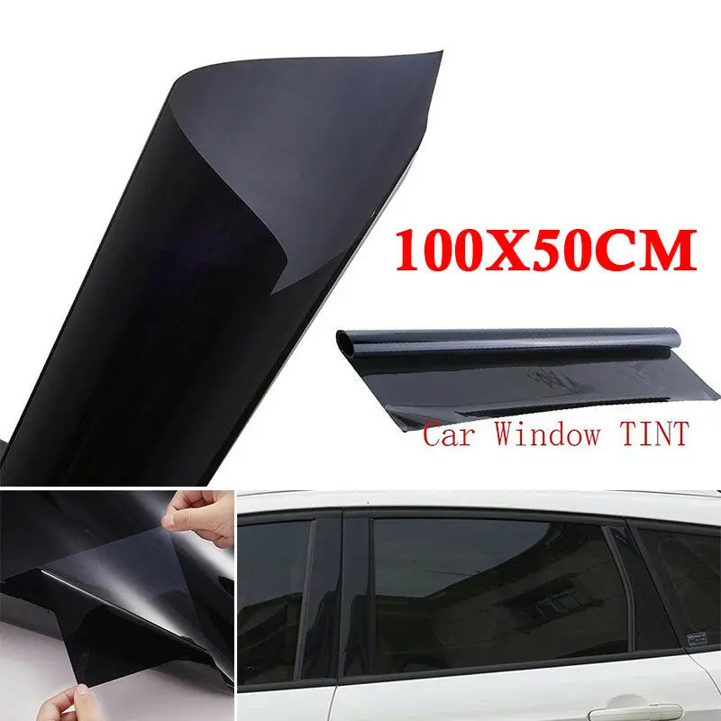 Decal Sticker Vehicle Anti Glare House Anti-Fading Anti Scratch Glass 100x50cm Polyester Home