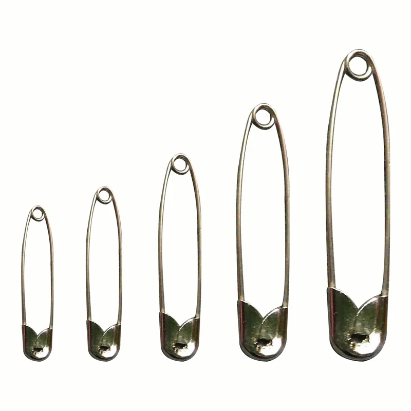Серебряная брошь от 28 мм до 85 12 шт.|brooch findings|connector diysafety pins |