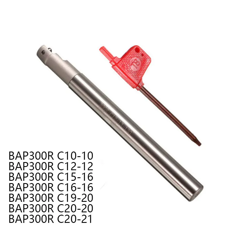 

BAP300R C10 C12 C15 C16 C19 C20 1Pcs Milling Holder 90 Degree Milling Cutter Arbor for APKT1135 APMT1135 Inserts