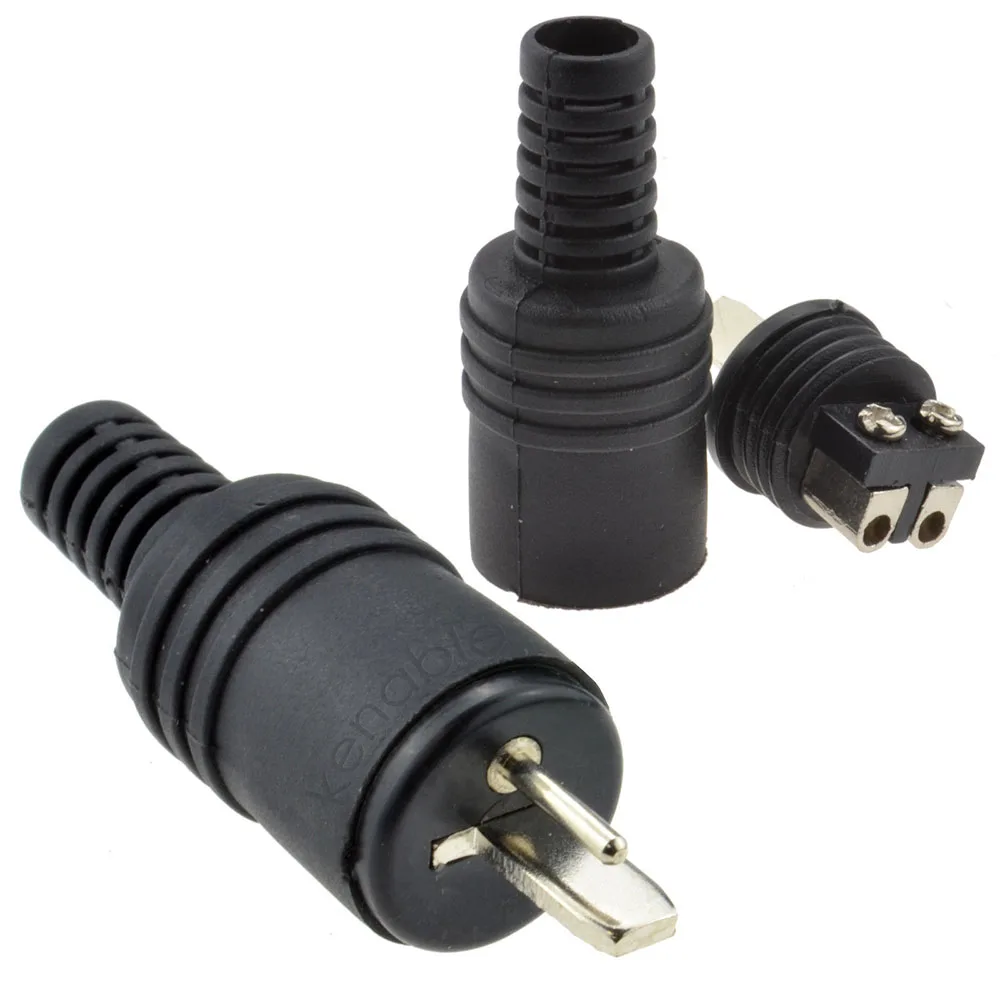 20 Pezzi Spinotto DIN A 2 Pin Per Altoparlanti ECSiNG | Connettori Con Vite Rosso E Nero Per Audio/Video