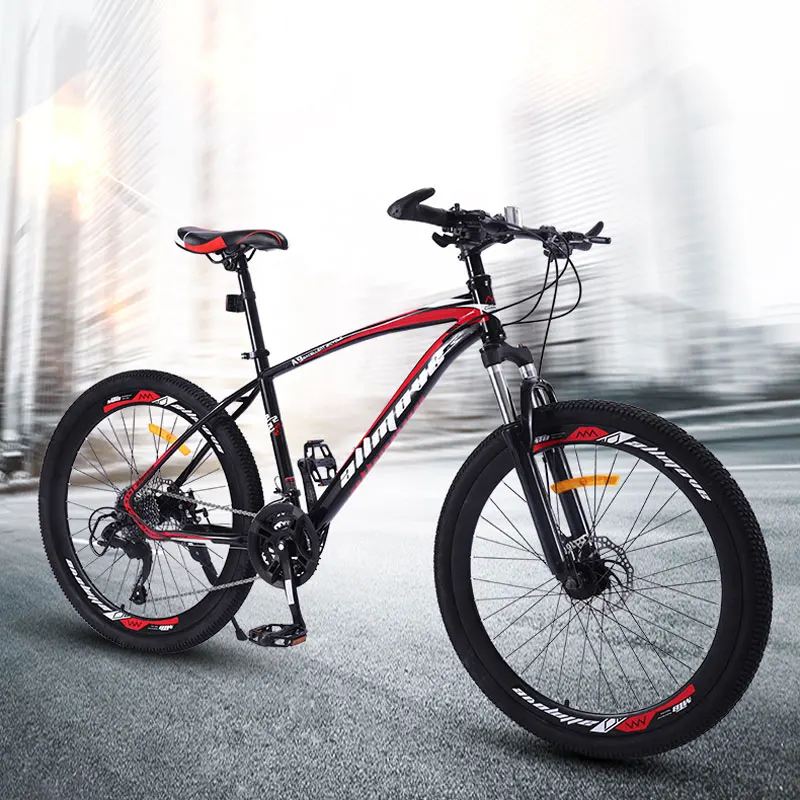 Mountain Bike 26 Inch Variable Speed Double Shock Disc Brake Man and Woman Student Male Road Bicycle Mountain Bike 26 Inch Variable Speed Double Shock Disc Brake Man and Woman Student Male Road Bicycle