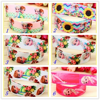 

7/8'' Free shipping printed grosgrain ribbon hairbow headwear party decoration diy wholesale OEM 22mm D198
