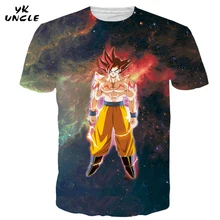 

2016 Men 3D Dragon Ball Z Short Sleeve T Shirt Vegeta Goku Tee Shirt Sport Fitness Sport T-shirt Anime Character Costume,YKUNCLE