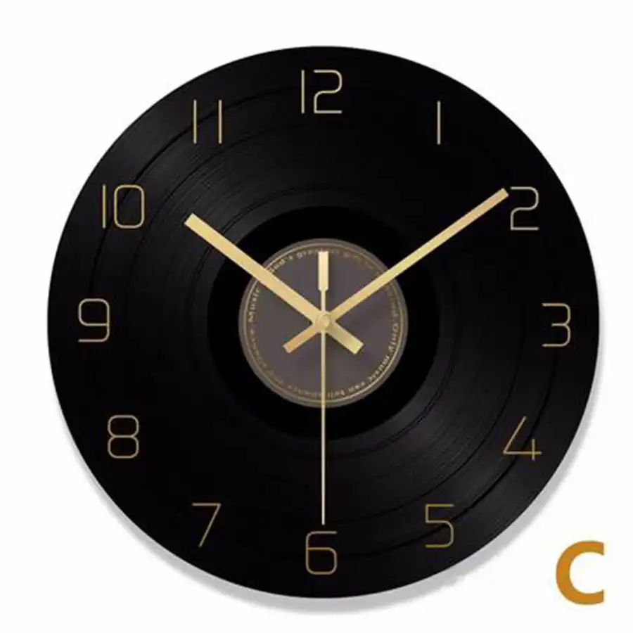 Vinyl Record Wall Clock Retro Roman Numerals Numbers Black Jam Dinding Unik Vintage Home Decor Kitchen 60c050 Aliexpress Retro Roman Numerals Numbers
