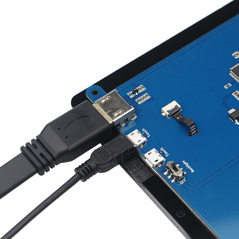 7 дюймов Raspberry Pi 3B + ЖК дисплей Дисплей сенсорный Экран 1024*600 HDMI TFT монитор акриловый