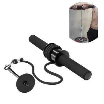 

Gym Fitness Arm Forearm Trainer Strengthener Hand Gripper Strength Exerciser Weight Lifting Rope Waist Roller Equipment