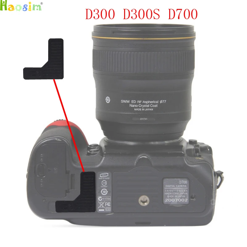10 шт./лот для Nikon D300 D300S D700 большого пальца резиновая задняя крышка Резина DSLR Камера сменный блок Ремонт Часть
