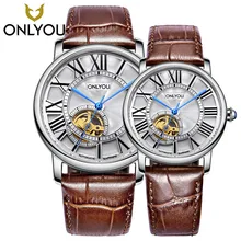 New Women Watches mechanical Fashion Leisure Ultra Thin Steel Full steel sapphire trend Lovers Watch Digital Watch Men Clock di