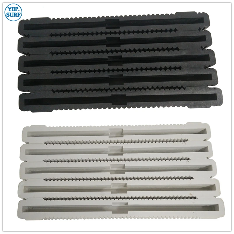 Surf Longboard Fin Box Black/White 10'Length Long Surfboard Fins Box