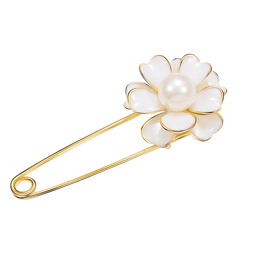булавка с жемчугом. золотая булавка. булавка арт. брошь булавка женская. золотая булавка с фианитами санлайт.