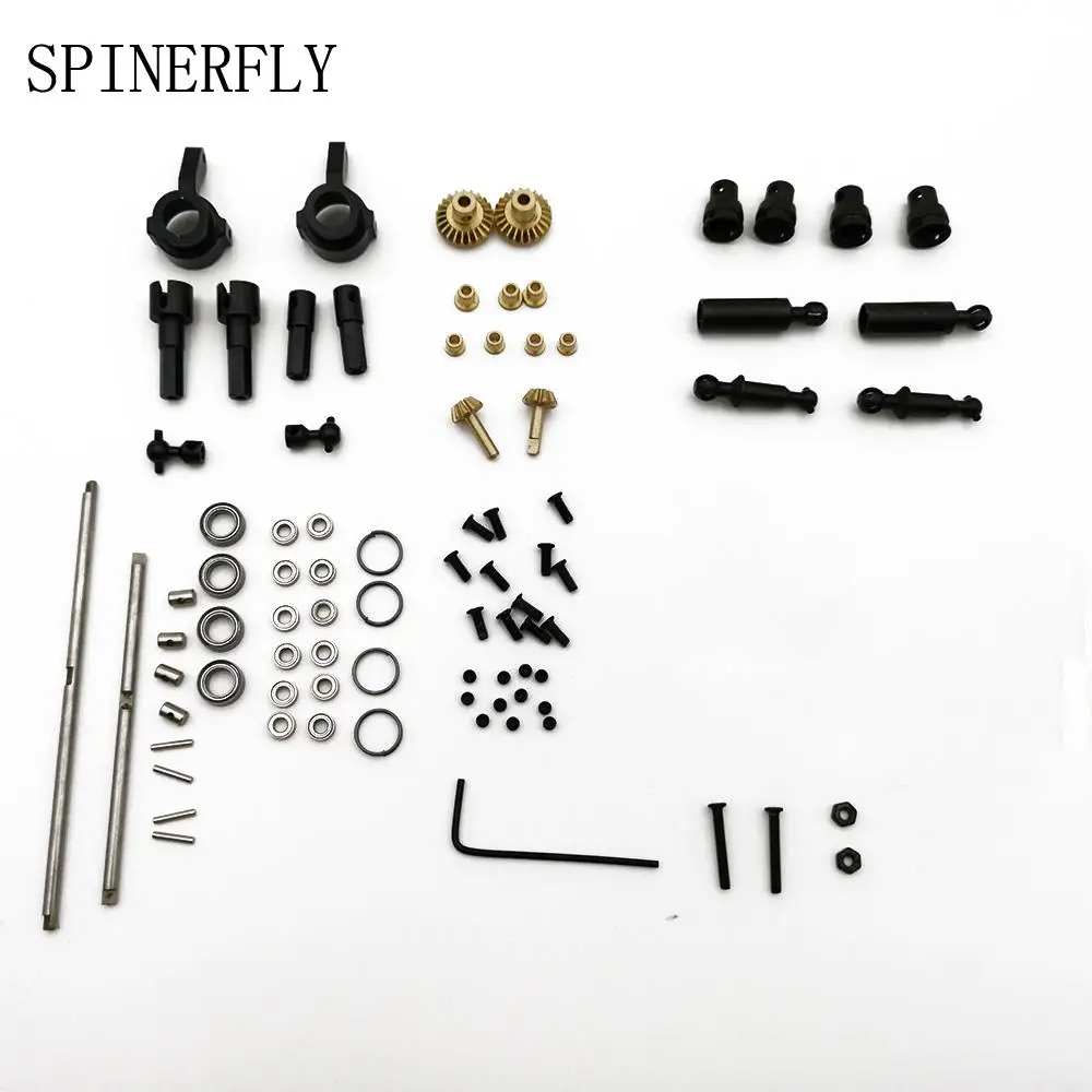 

WPL Car metal OP upgrade accessory set DIY Parts Full Metal Spare Part for WPL B14 B16 B24 C14 C24 RC RemoteControl Car Truck