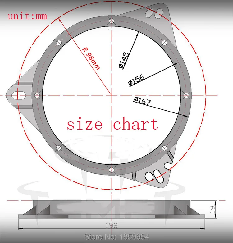 Speaker Size Chart