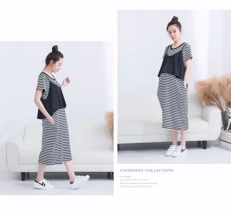 maternity breastfeeding long dress