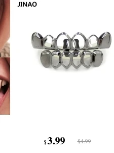 JINAO серебро Iced Out 1414 Grillz медный Кристалл ювелирные изделия верх и низ Grillz зубы ювелирные изделия для тела хип-хоп Bling AAA кубический циркон