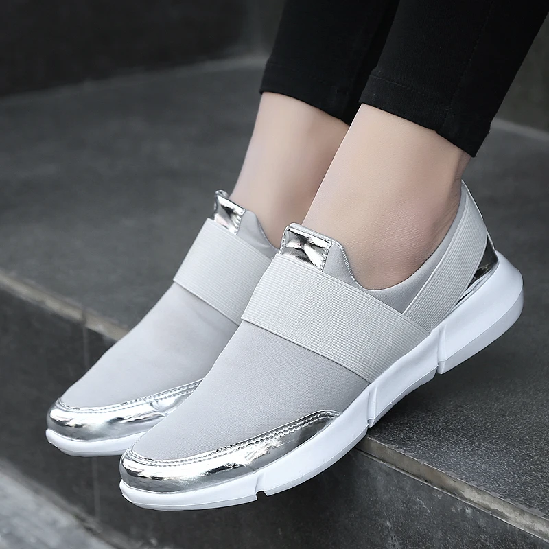 

Tenis Feminino 2019 Brand Women Casual Vulcanized Shoes Female Comfortable Soft Slip-on Loafers Ladies Lazy Shoes Big Size 35-42