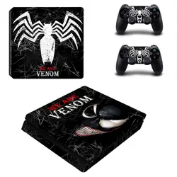 Мы Venom PS4 тонкий кожи Стикеры наклейка для sony Игровые приставки 4 консоли и контроллера PS4 тонкий защитные наклейки Винил