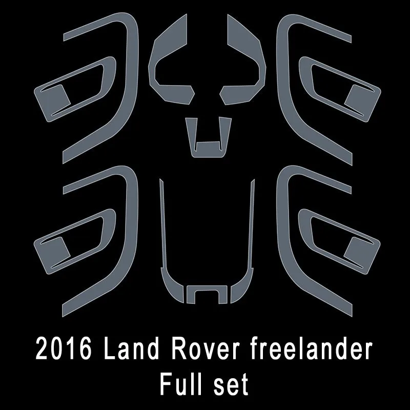 Автомобильные аксессуары, наклейка для Land rover, прозрачная рекламная пленка из ТПУ, наклейка s для Land rover Discovery 4 5 sport freelander - Название цвета: Оранжевый