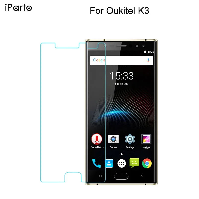 5 дюймовое закаленное стекло OUKITEL K3 100% оригинальная Премиум 9H 2.5D Защитная пленка