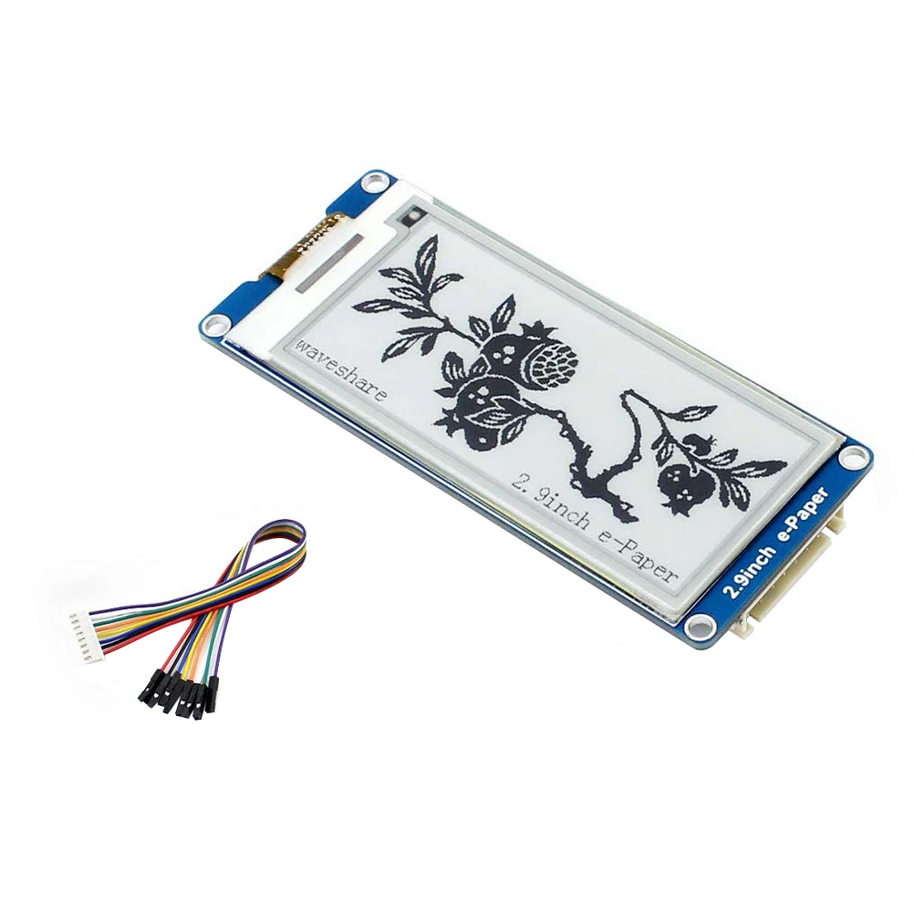 

2.9 Inches Practical Clear Durable Wide Viewing Angle Epaper Screen E-ink Display Module Industry SPI Interface For Raspberry Pi