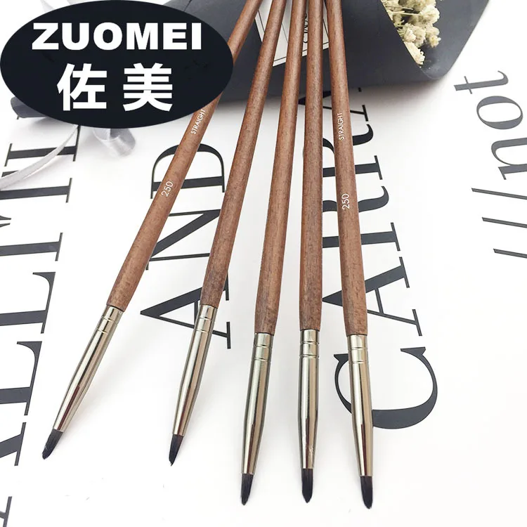 1 pc Synthetic Wool Fiber Eyeliner Brush Professional Precision Eye