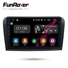 Funrover 9″ Android 8.0 car radio dvd multimedia For Mazda3 Mazda 3 2004-2009 head unit GPS stereo Navigation Wifi navi audio FM