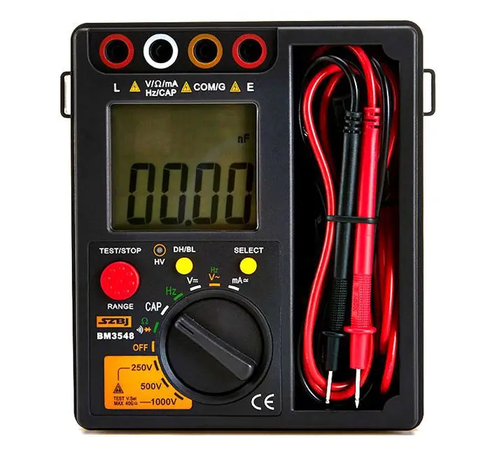 Insulation Resistance Tester 250V ~ 1000V Resistance Meter