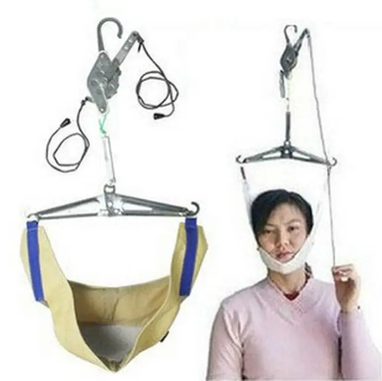 Over Door Neck Massager Cervical Traction Device Kit Neck Back Stretcher Adjustment Chiropractic Back Head Massager