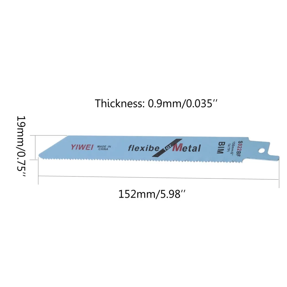 5 шт. 152 мм поршневое пильное полотно S922BF 2608656014 для резки металла древесины