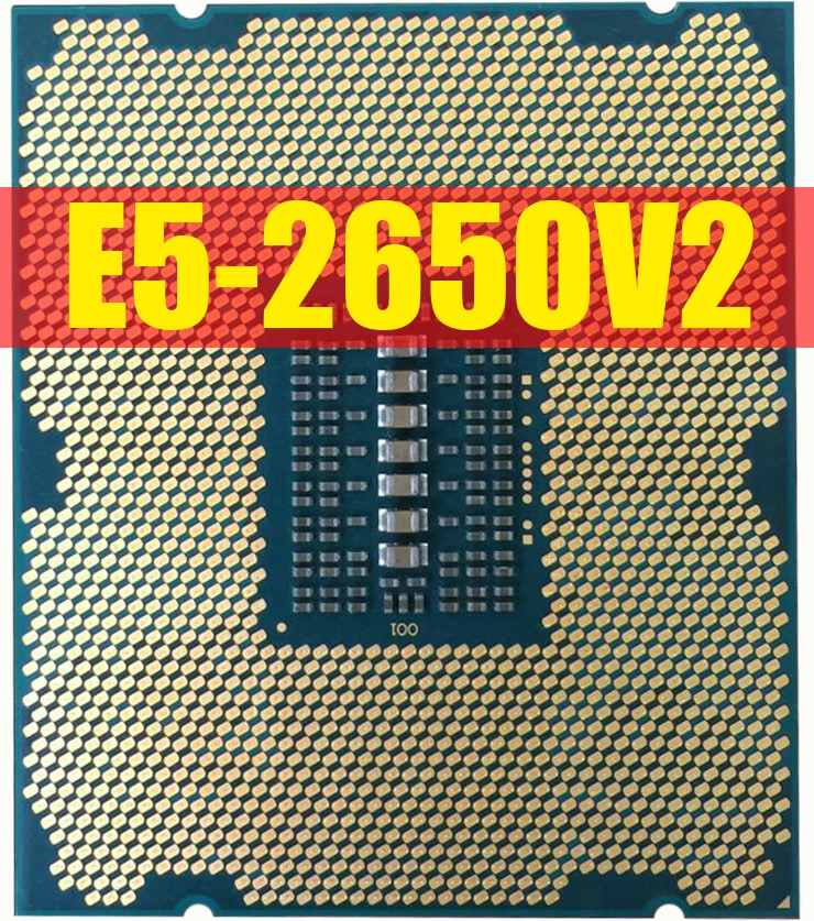 Процессор Intel Xeon E5-2650 V2 E5 2650 V2 Процессор 2,6 LGA 2011 SR1A8 Восьмиядерный процессор Настольный e5 2650V2 нормальной работы