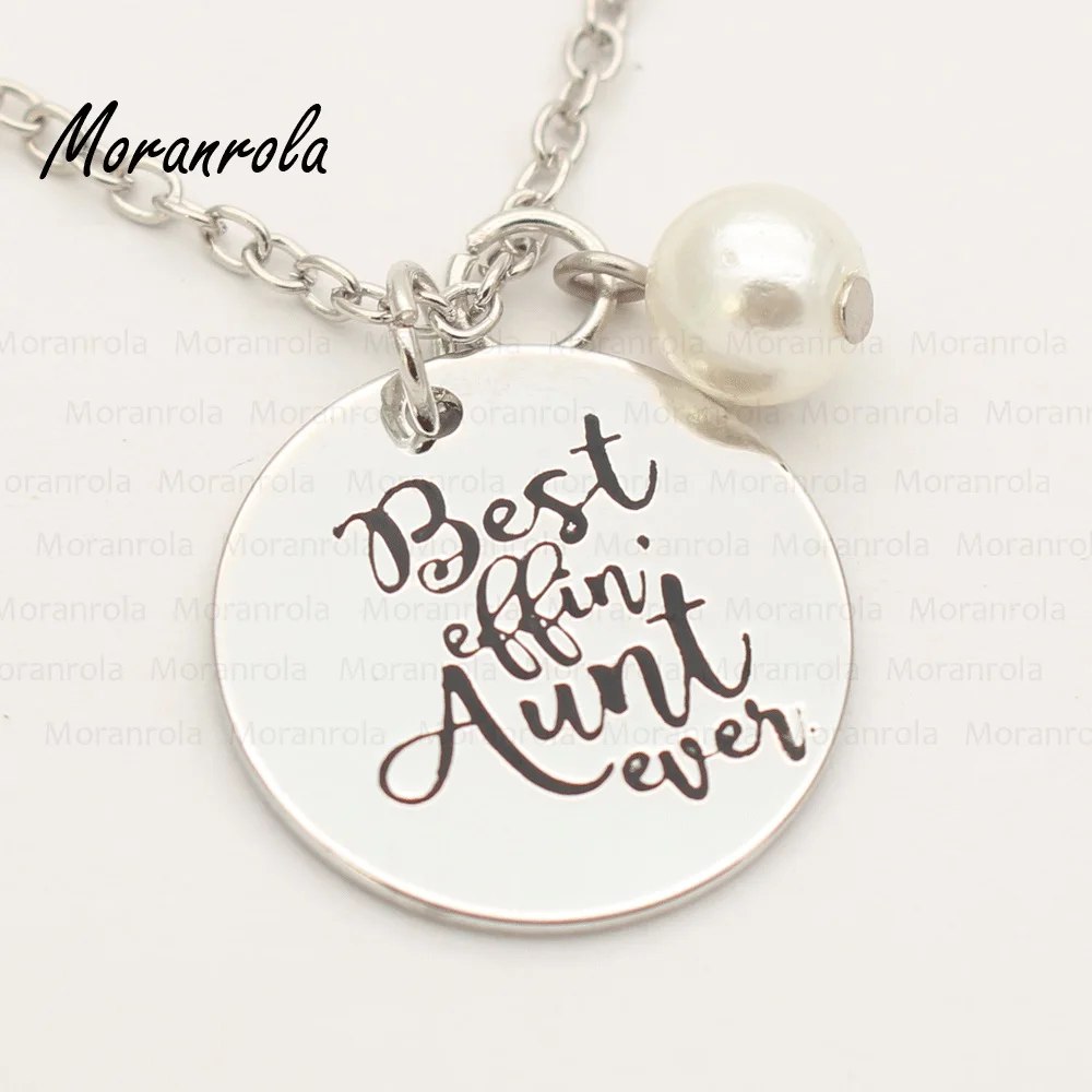 

New arried" Best effin' aunt Ever"Copper necklace Keychain,charm aunt aunty Jewelry Mother's Day gift Best Aunt necklace
