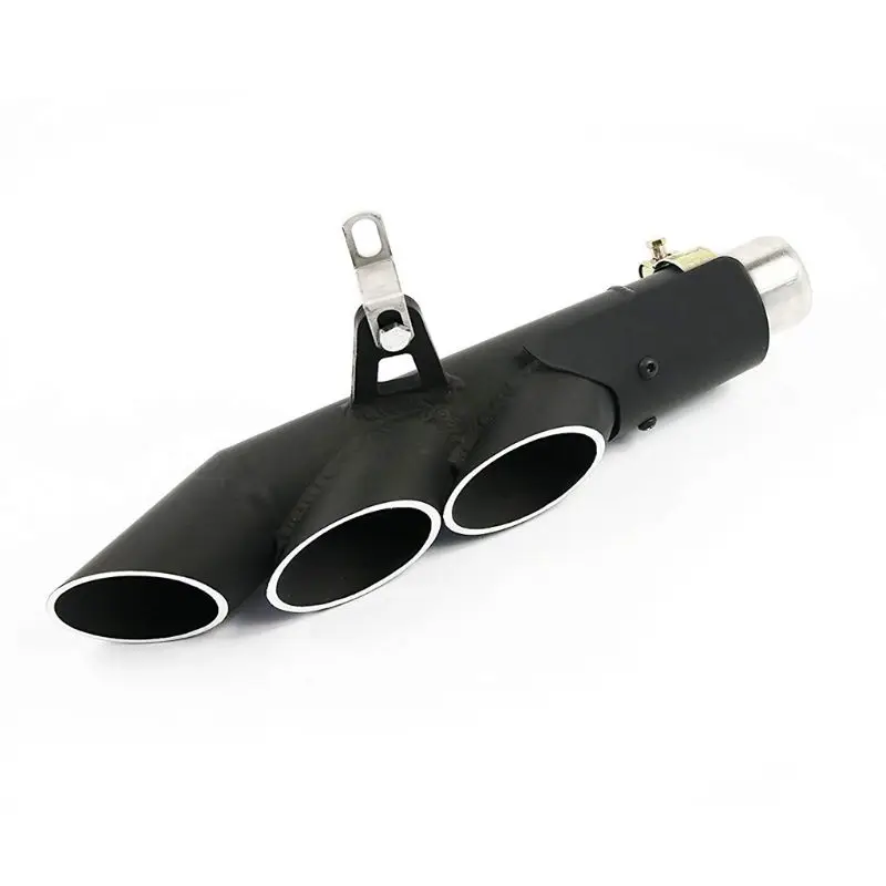 

Motorcycle Exhaust 51mm Universal Modified Exhaust for Toce Exhaust z900 zx6r R6 cbr500r gsxr1000r Double/Three Holes Exhaust