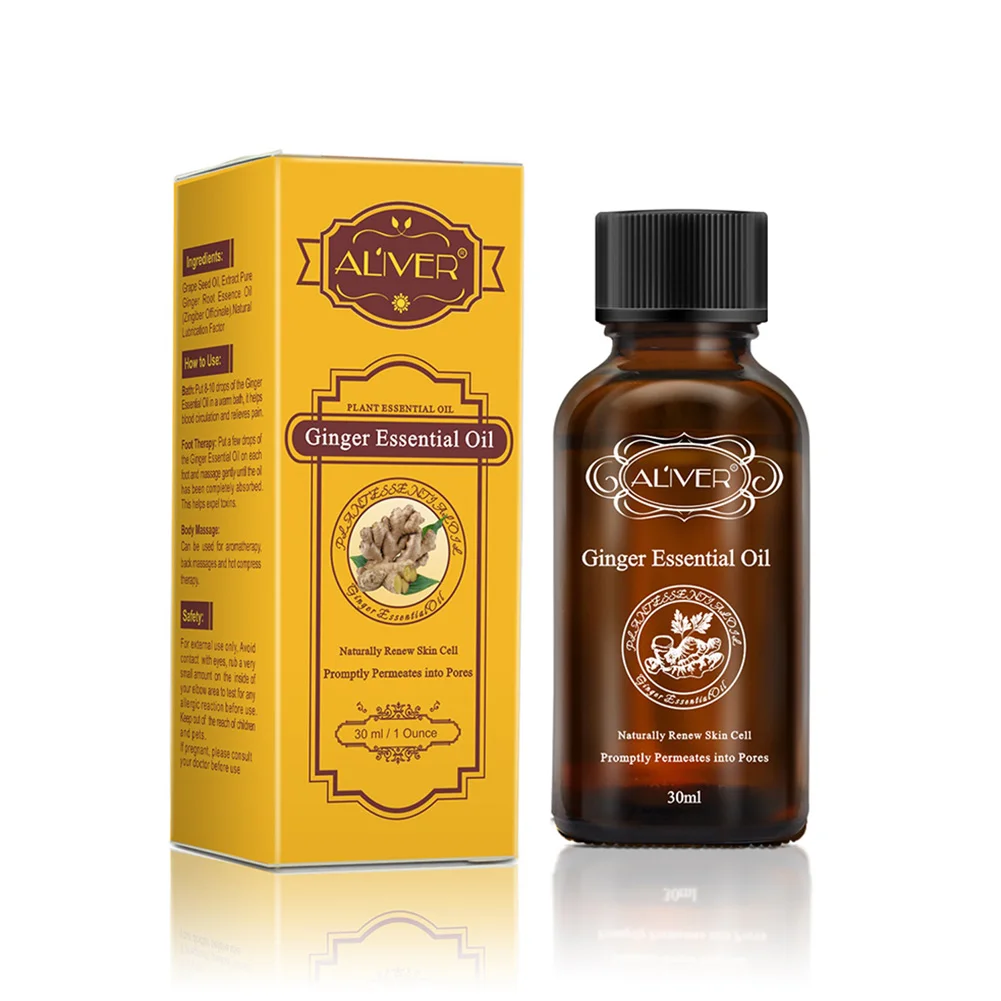 Чистый натуральный имбирь Essential Масла для увлажнителя водорастворимый свежего воздуха масло для ароматерапии OA66