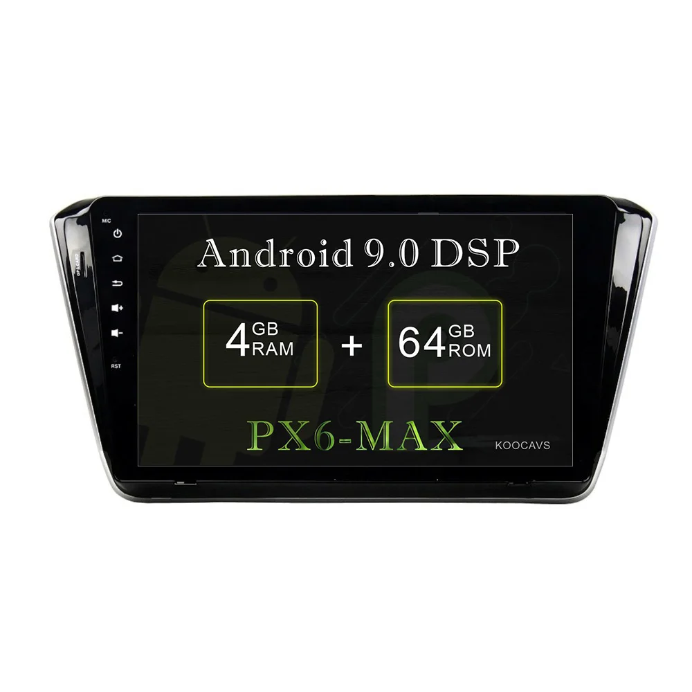 Clearance KOOCAVS 10.2" IPS Android 9.0 Car GPS Radio Player for Skoda Superb 2015 2016 2017  with 4GB+64G Multimedia 0