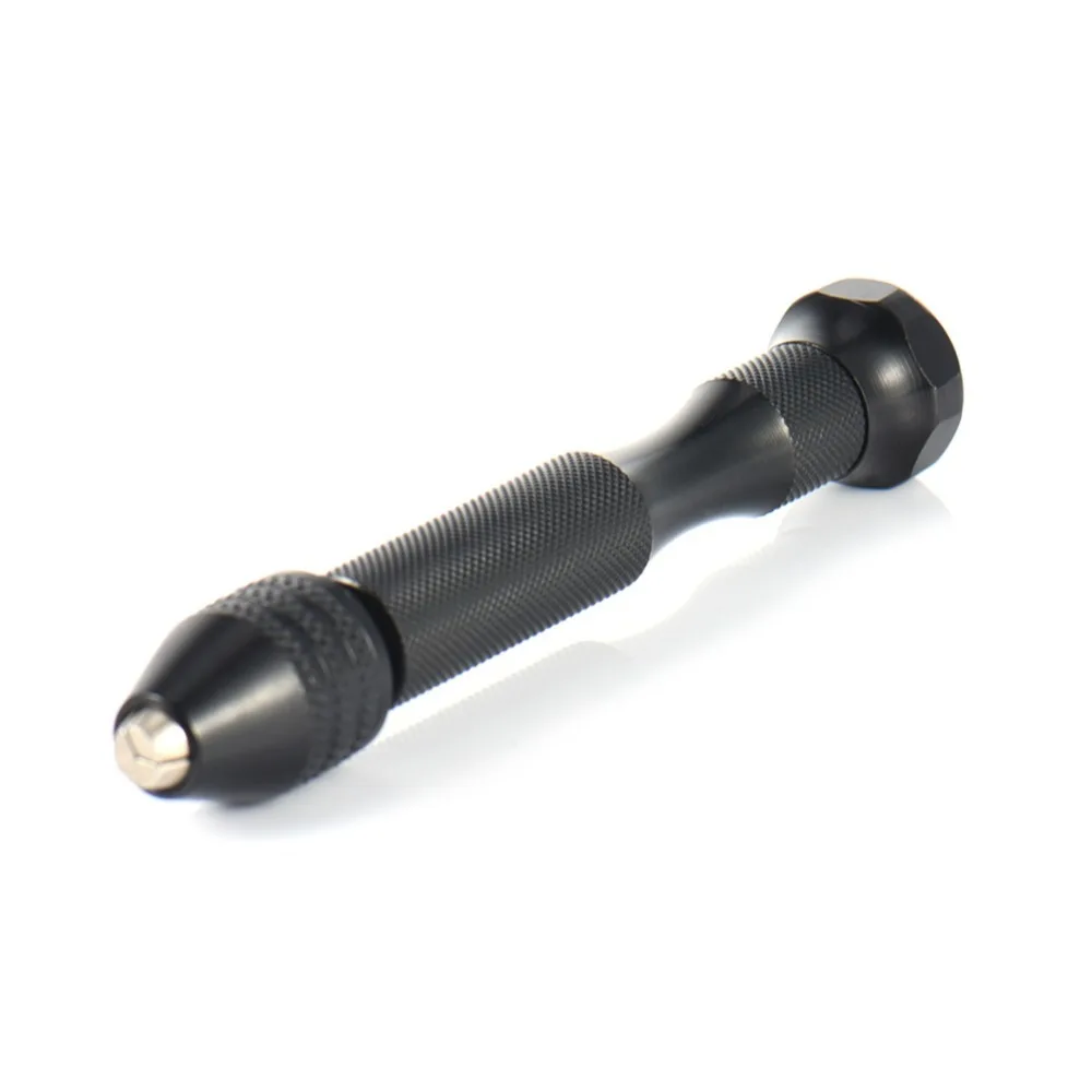 

1pc Aluminum Hand Drill Chuck Single Hand Mini Manual Twsit Micro Drill Bit Tools 0.3-3.4mm