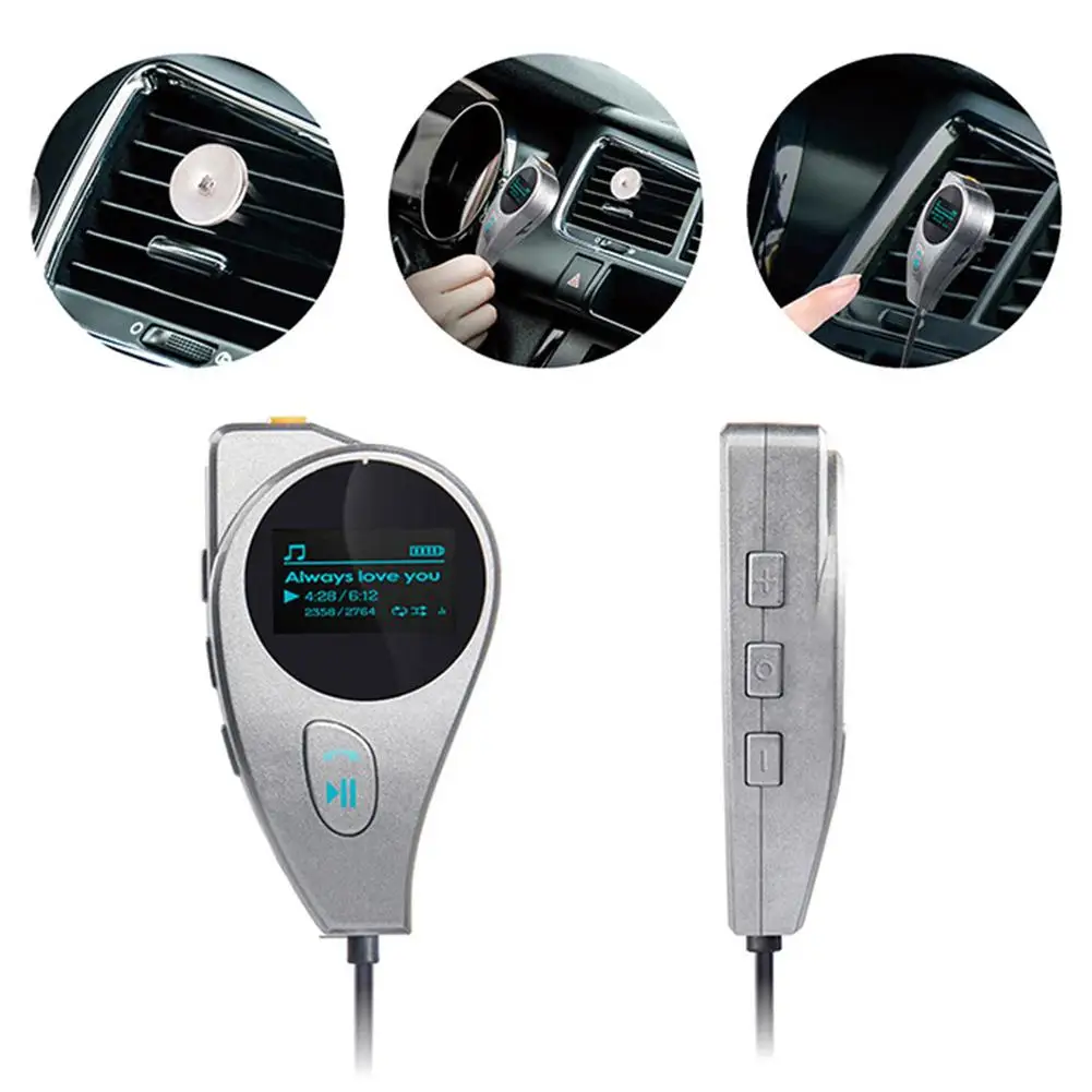

Car Auto Stereo Audio In-Dash Aux Input Receiver Hands-free MP3 FM Radio Player