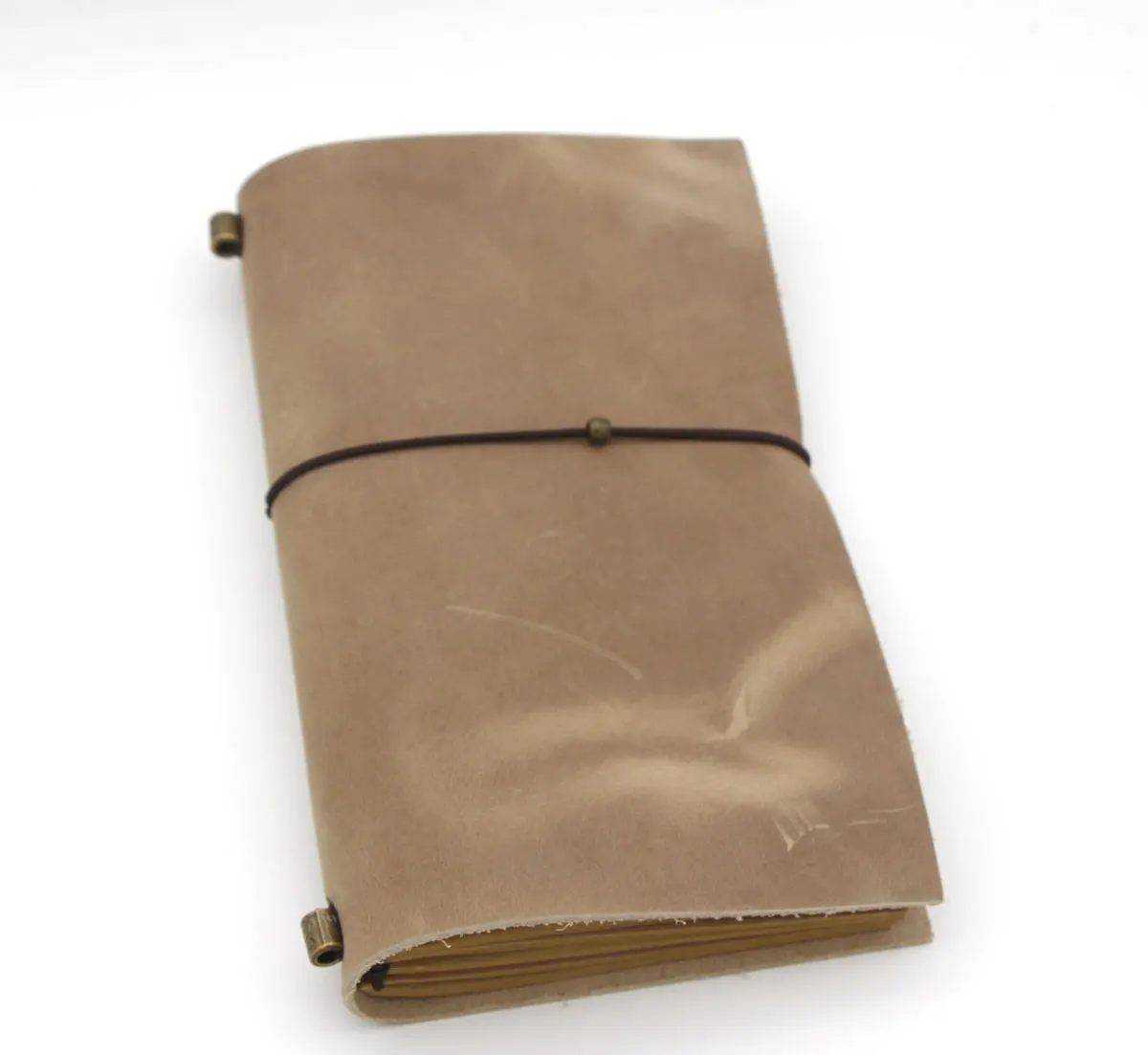 

PASSION Vintage Handmade Refillable Leather Travelers Journals Diary genuine leather notebook diary notepad notebook (12x21cm)