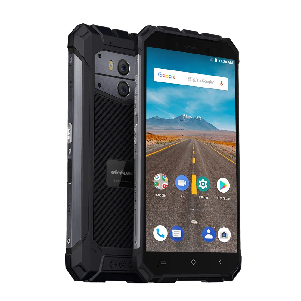 Ulefone Armor X Водонепроницаемый IP68 смартфон 5," HD+ 18:9 четырехъядерный 5500 мАч Android 8,1 2 ГБ+ 16 Гб 13MP NFC Беспроводной зарядный телефон