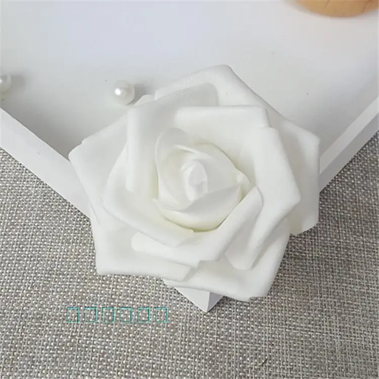 Details about   10pcs 7-8CM Artificial PE Foam Roses Flowers Heads DIY Home Wedding Decora 