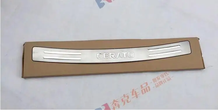 

High quality Stainless Steel Rear Bumper Protector Sill plate accessories for KIA Cerato