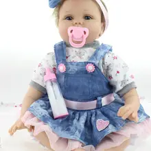 Npkколлекция 22 дюймов 55 см Кукла Reborn Baby, Реалистичная кукла для новорожденного, принцесса, девочка, младенцы, Реалистичный, живой, Boneca, детский подарок на день рождения