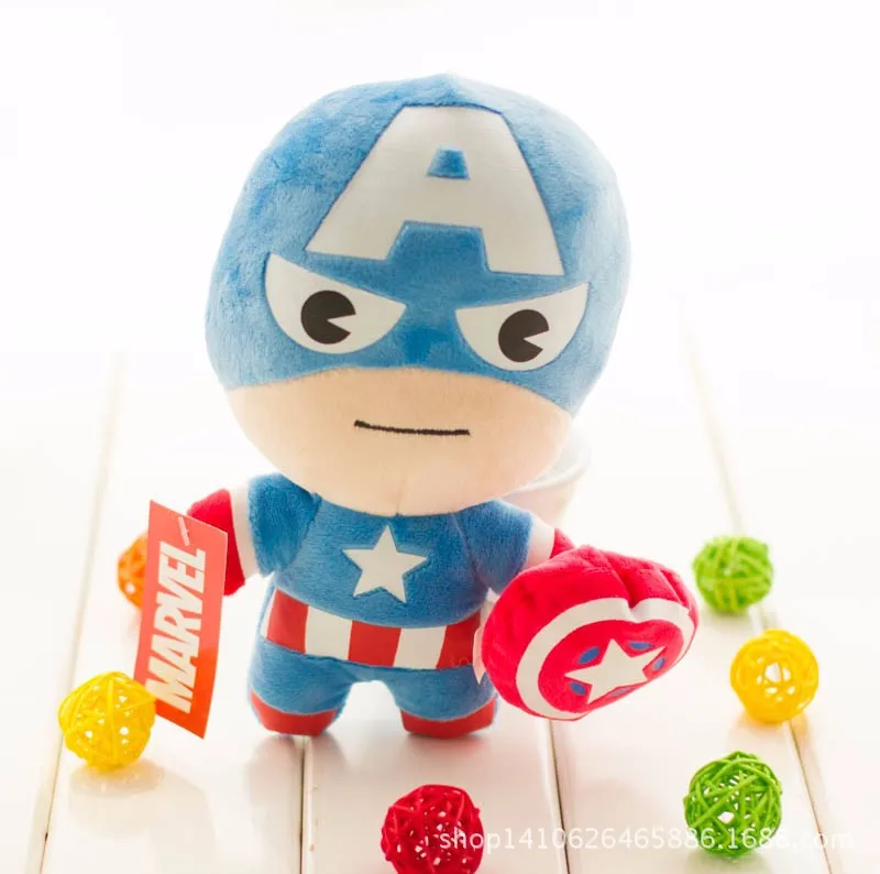 Los Vengadores Capitán América Iron Man Spiderman Hulk Thor juguetes de peluche Kawaii juguetes blandos superhéroe muñecas de peluche Peluches Los Vengadores Capitán América Iron Man Spiderman Hulk Thor juguetes de peluche Kawaii juguetes blandos superhéroe muñecas de peluche Peluches