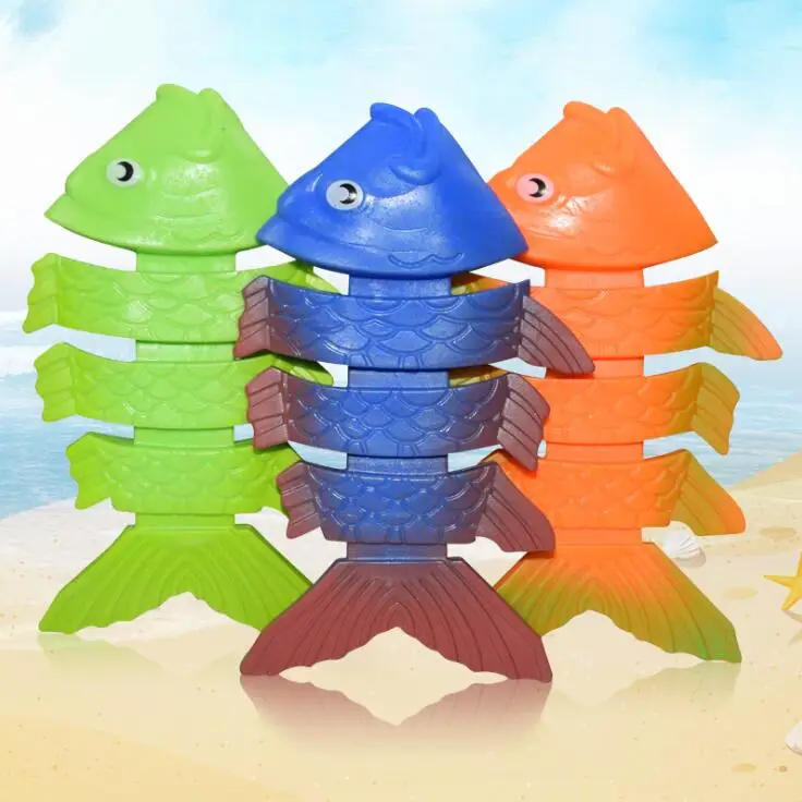 wonderful  3 Pcs/Pack Water Toys Throwing Toy Swimming Pool Diving Game Summer Torpedoes Bandits Children Unde