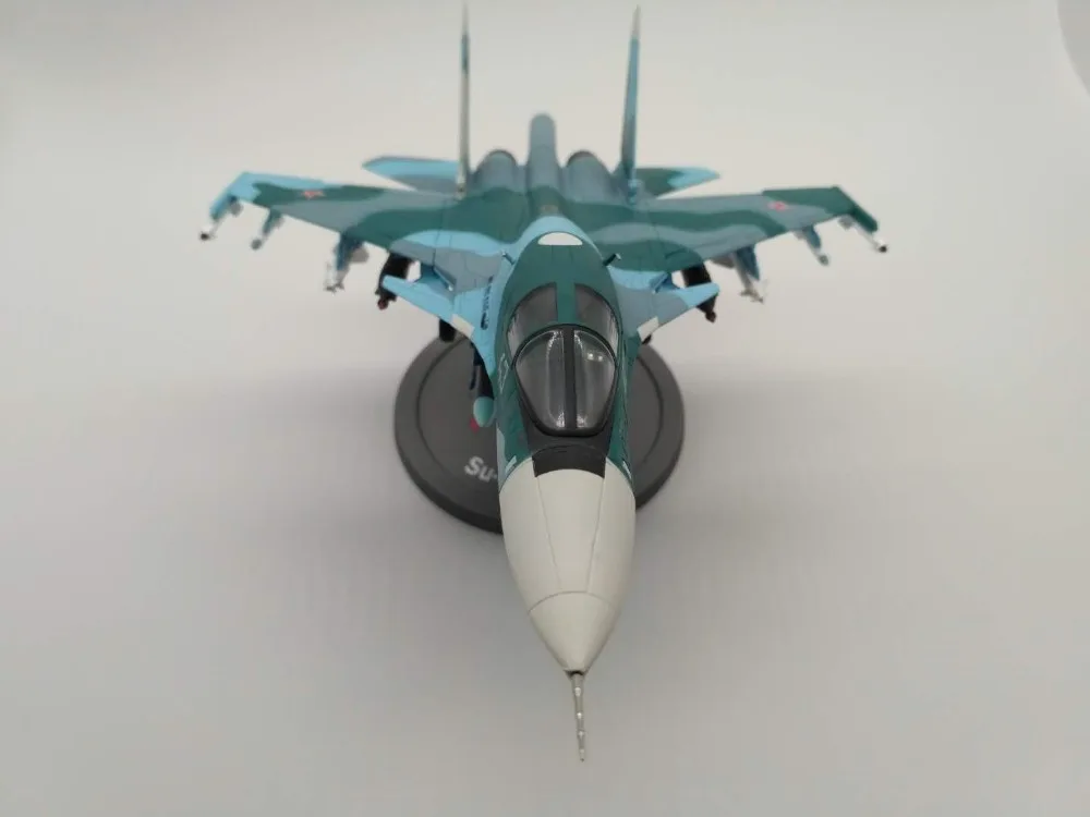 1/72 масштаб модель истребителя, игрушки Россия SU-34 Фланкер боевой самолет литой металлический самолет модель игрушки оригинальная коробка