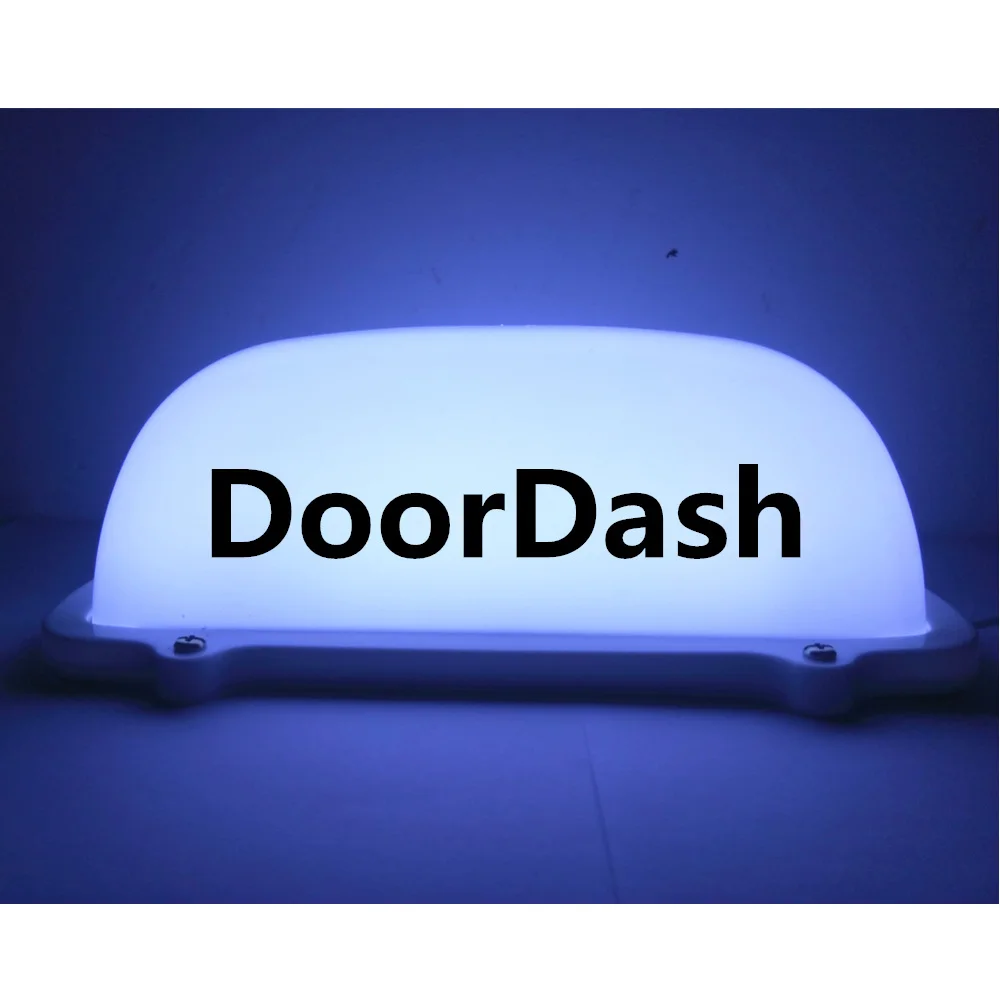 1 pcs 4 COLORS car ubereats light LED Roof ubereats Sign light with Magnet base